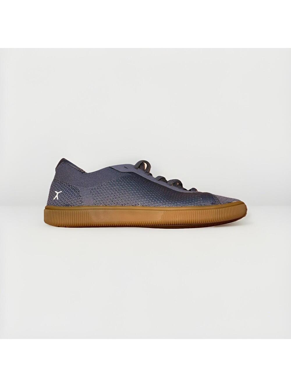 Flux Footwear Womens 8.5 Gray Knit Gum Sole Casual Training Shoes